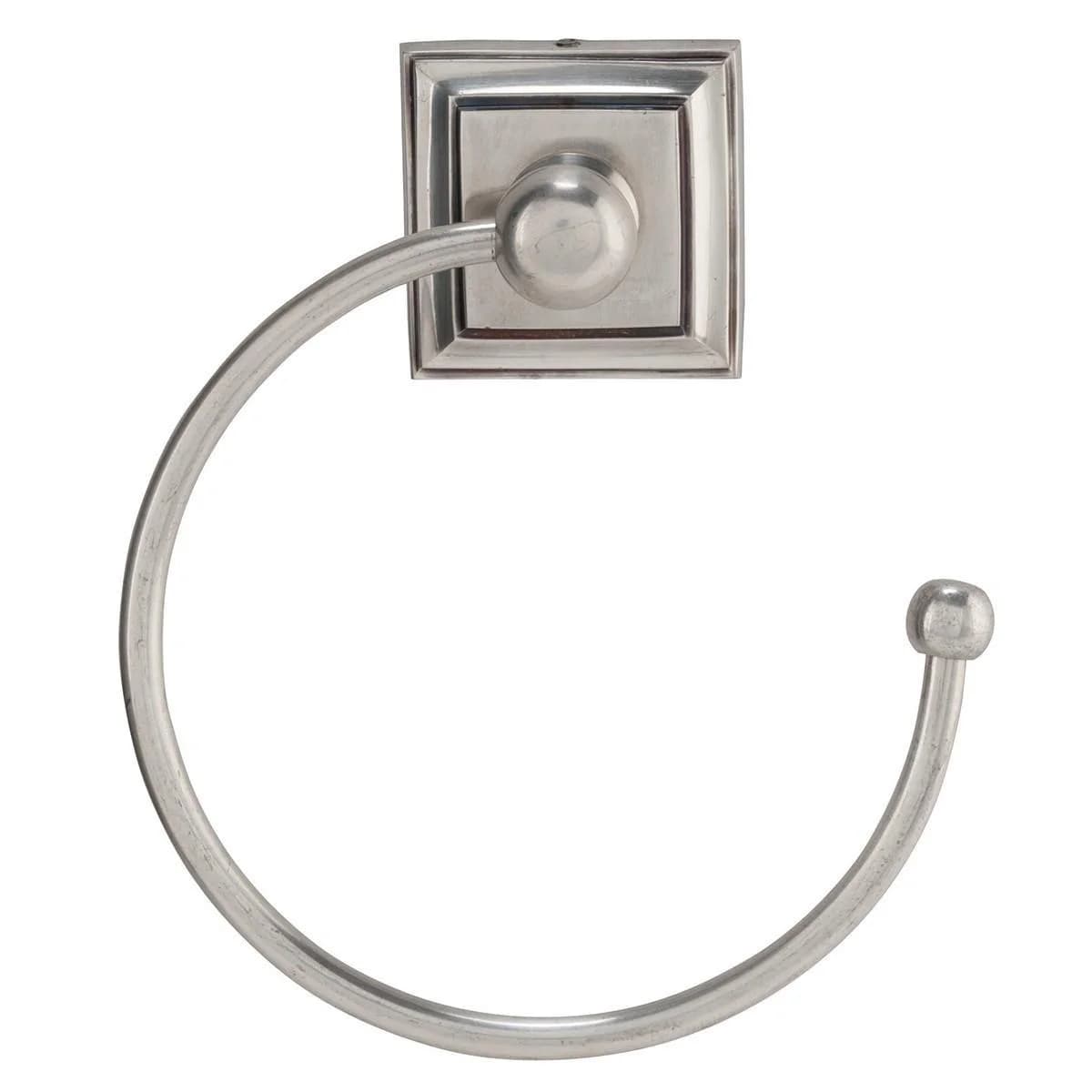 Signature Wandhandtuchhalter Alpha aus Messing Silber