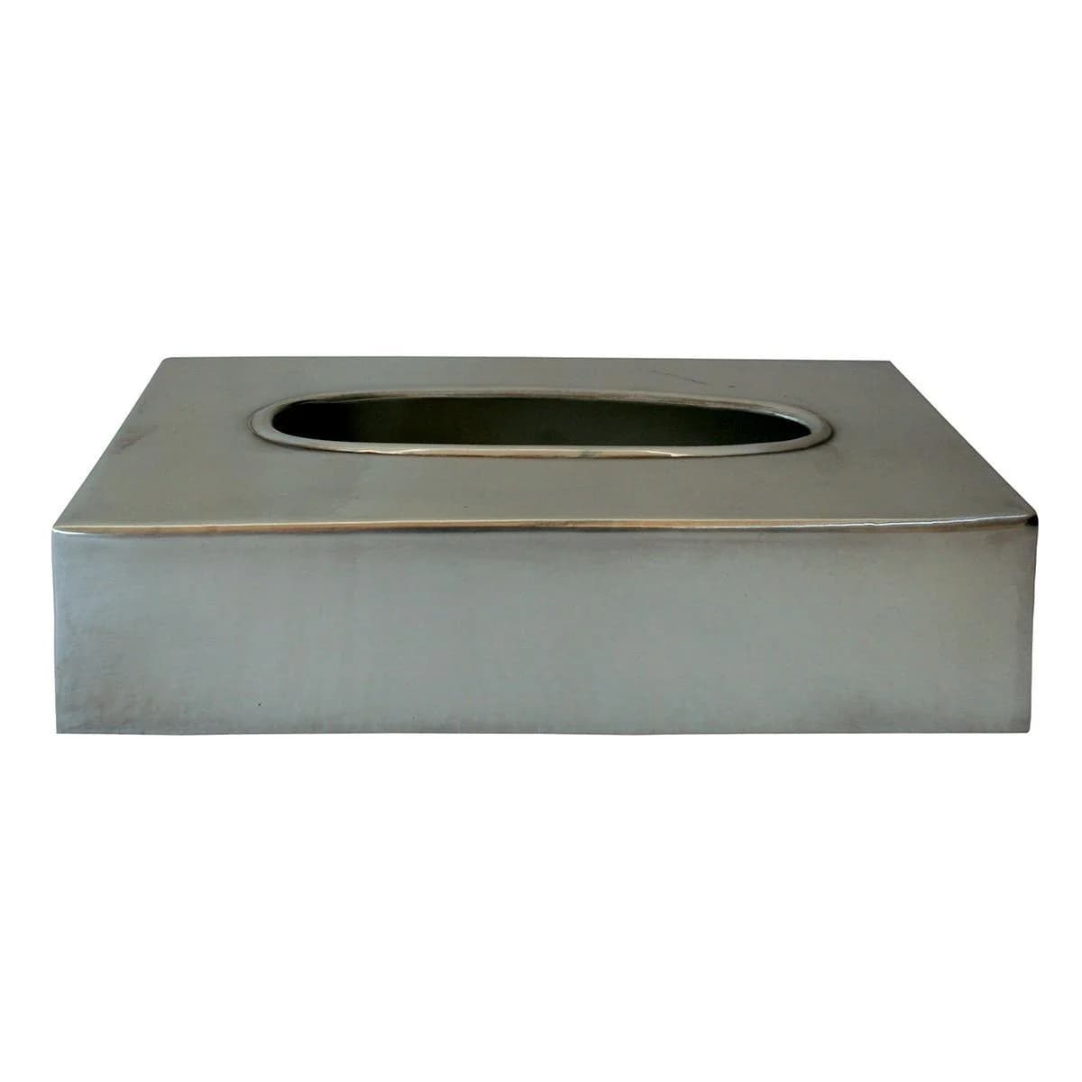Signature Taschentuchbox Messing Silber