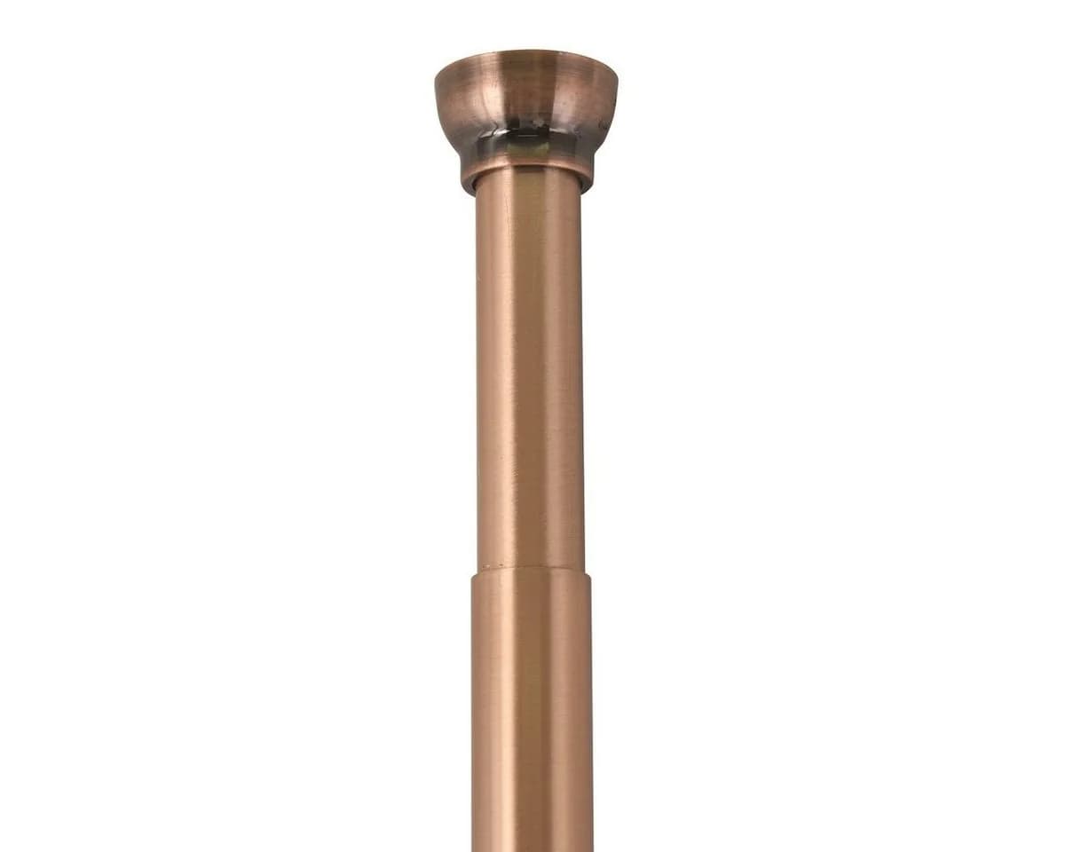 SPIRELLA Duschvorhangstange KRETA, kupfer, 75-125 cm
