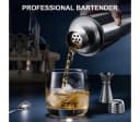 Faizee Möbel Cocktail Shaker Set 11-tlg. 750 ml Edelstahl mit Bambusständer Bild 1