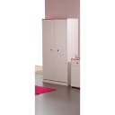 Parisot Kleiderschrank Smoozy Weiß 2-türig Kinderzimmer Bild 1
