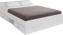 Funktionsbett PARISOT Stauraumbett Weiß Silber Bild 2