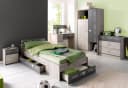 PARISOT Jugendzimmer-Set Fabric Grau Eschefarben Bild 2