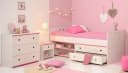 Jugendzimmer-Set PARISOT Smoozy Weiß mit Kieferstruktur 3-tlg. Bild 1