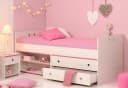 Jugendzimmer-Set PARISOT Smoozy Weiß mit Kieferstruktur Bild 4