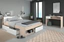 Parisot Jugendzimmer-Set Most Weiß mit Funktionsbett und Schreibtisch Bild 3