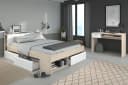 Jugendzimmer-Set in Linealoptik aus Akazie Bild 2