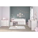 Jugendzimmer-Set PARISOT Smoozy Weiß mit Rosa/Blau Kanten Bild 1