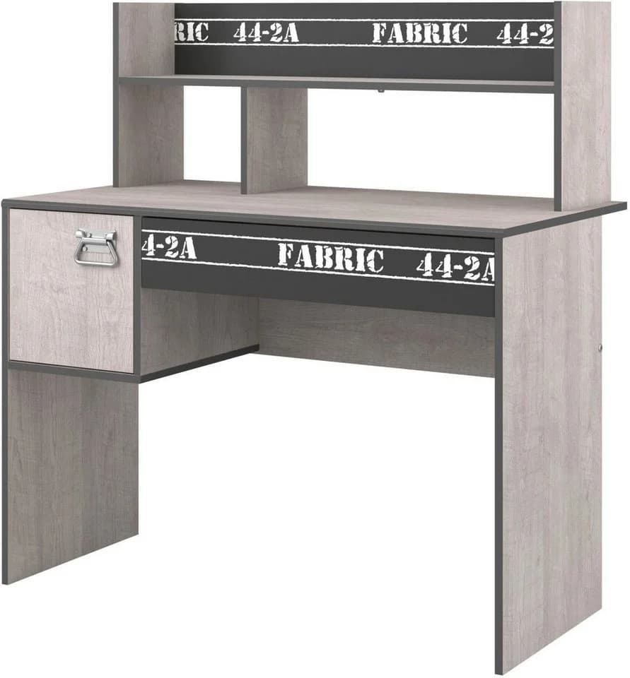 Parisot Jugendzimmer-Set Fabric 11 Grau 6-tlg Holzwerkstoff - Bild 2