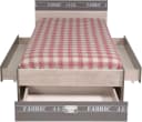 Parisot Jugendzimmer-Set Fabric 11 Grau 6-tlg Holzwerkstoff Bild 4
