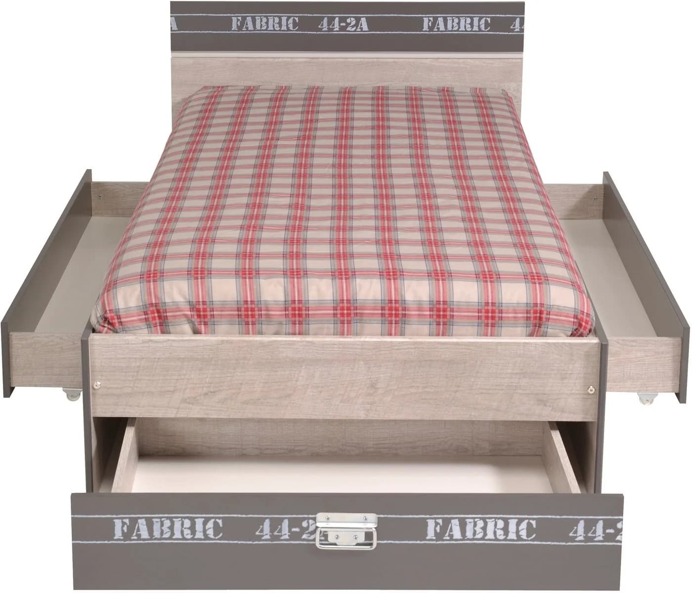 Parisot Jugendzimmer-Set Fabric 11 Grau 6-tlg Holzwerkstoff - Bild 4