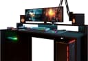 PARISOT Gaming-Zimmer-Set Schwarz mit LED-Beleuchtung Bild 4
