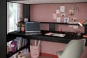 Parisot Gaming-Hochbett Online 1 Schwarz mit LED und Schreibtisch Bild 4