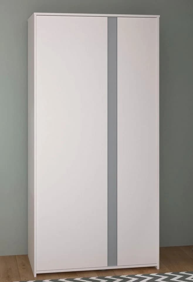 Parisot Kinderkleiderschrank Pirouette 2 Weiß Modern - Bild 2