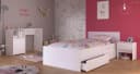 Parisot Jugendzimmer-Set Pirouette Weiß Bett mit Stauraum Bild 2