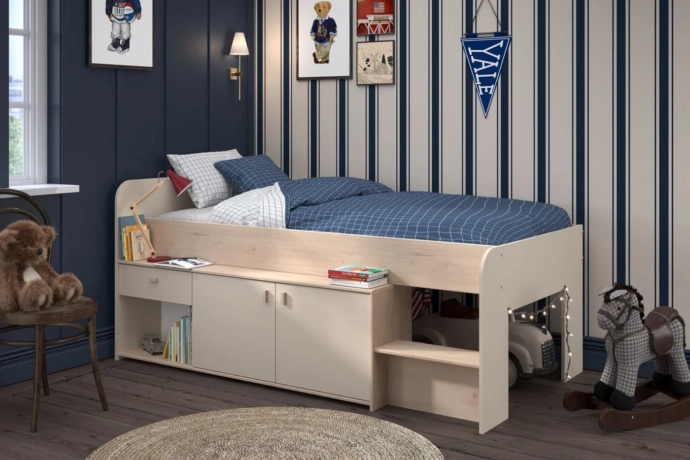 Stauraumbett PARISOT Jackson Eiche Nachbildung - Bild 3