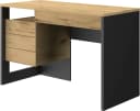 Schreibtisch GAMI RUSSEL Schwarz Eiche Helvezia mit Stauraum Bild 3