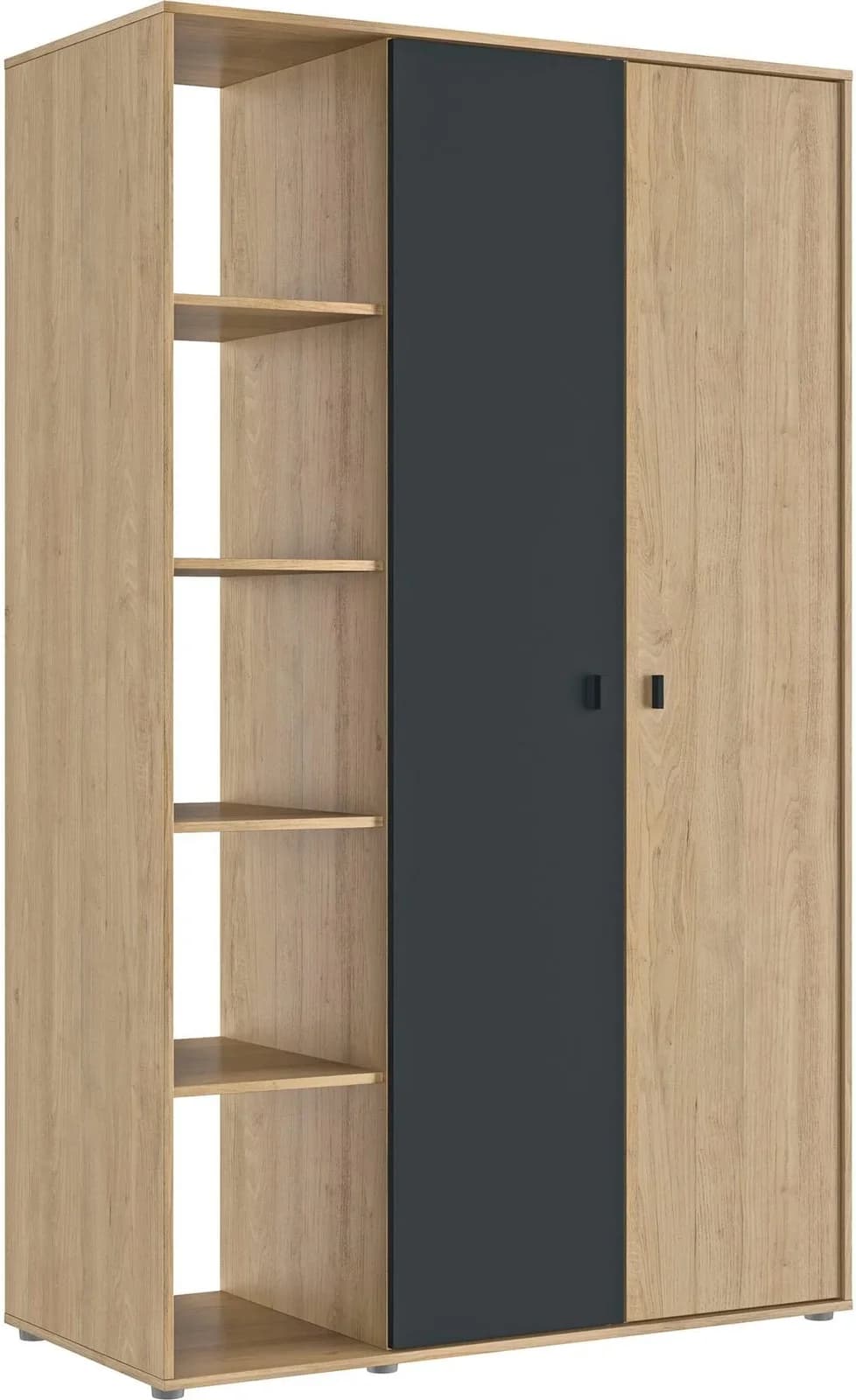 GAMI RITMO Schlafzimmer-Set 6-tlg. Kastanie/Weiss/Grau