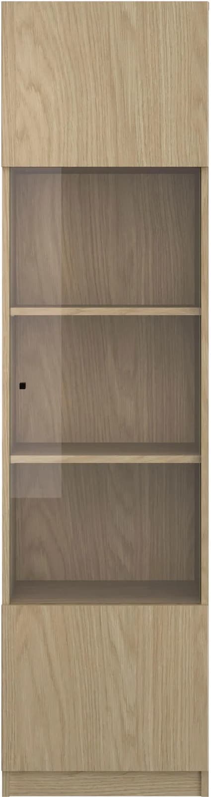 Vitrine GAMI Iris 1 Tür Eiche Rookwood Nachbildung 45x38x172 cm