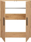 Gami Kleiderschrank UNDER mit 2 Türen Beige Holzoptik Bild 4