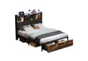 FUROKOY Jugendbett Doppelbett mit 2 Schubladen Bild 2