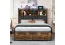 FUROKOY Jugendbett Doppelbett mit 2 Schubladen Bild 3