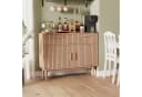 FUROKOY Sideboard mit Holzbeinen und 2 Schubladen Bild 4
