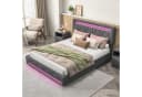 FUROKOY Stauraumbett Polsterbett Doppelbett mit 4 Schubladen, LED-Beleuchtung Bild 4