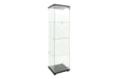 FUROKOY Glasvitrine Standvitrine Modern Glas Vitrinenschrank 4 Lagen Glasvitrine Bild 4