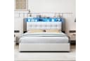 FUROKOY Stauraumbett Polsterbett Doppelbett Mit Drahtlose Ladefunktion Bild 1