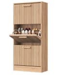 FUROKOY Schuhschrank mit 3 Klappen für 24 Paar Schuhe Bild 2