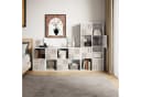 FUROKOY Bücherregal mit 4 Türen und 8 Fächern Bild 4
