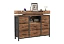 FUROKOY TV-Schrank Kommode 8 Schubladen Industrie-Design Bild 1