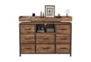FUROKOY TV-Schrank Kommode 8 Schubladen Industrie-Design Bild 2