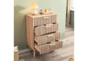 zebery Kommode Sideboard mit 4 Schubladen Holzoptik Bild 3