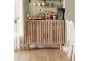 zebery Kommode Sideboard mit 2 Schubladen und 2 Türen Holzoptik Bild 2