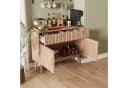 zebery Kommode Sideboard mit 2 Schubladen und 2 Türen Holzoptik Bild 3