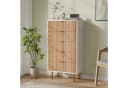 zebery Kommode Sideboard Weiß 5 Schubladen Metallbeine Modern Bild 2