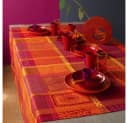 Garnier Thiebaut Tischdecke Mille Wax Ketchup Baumwolle Bunt Bild 2
