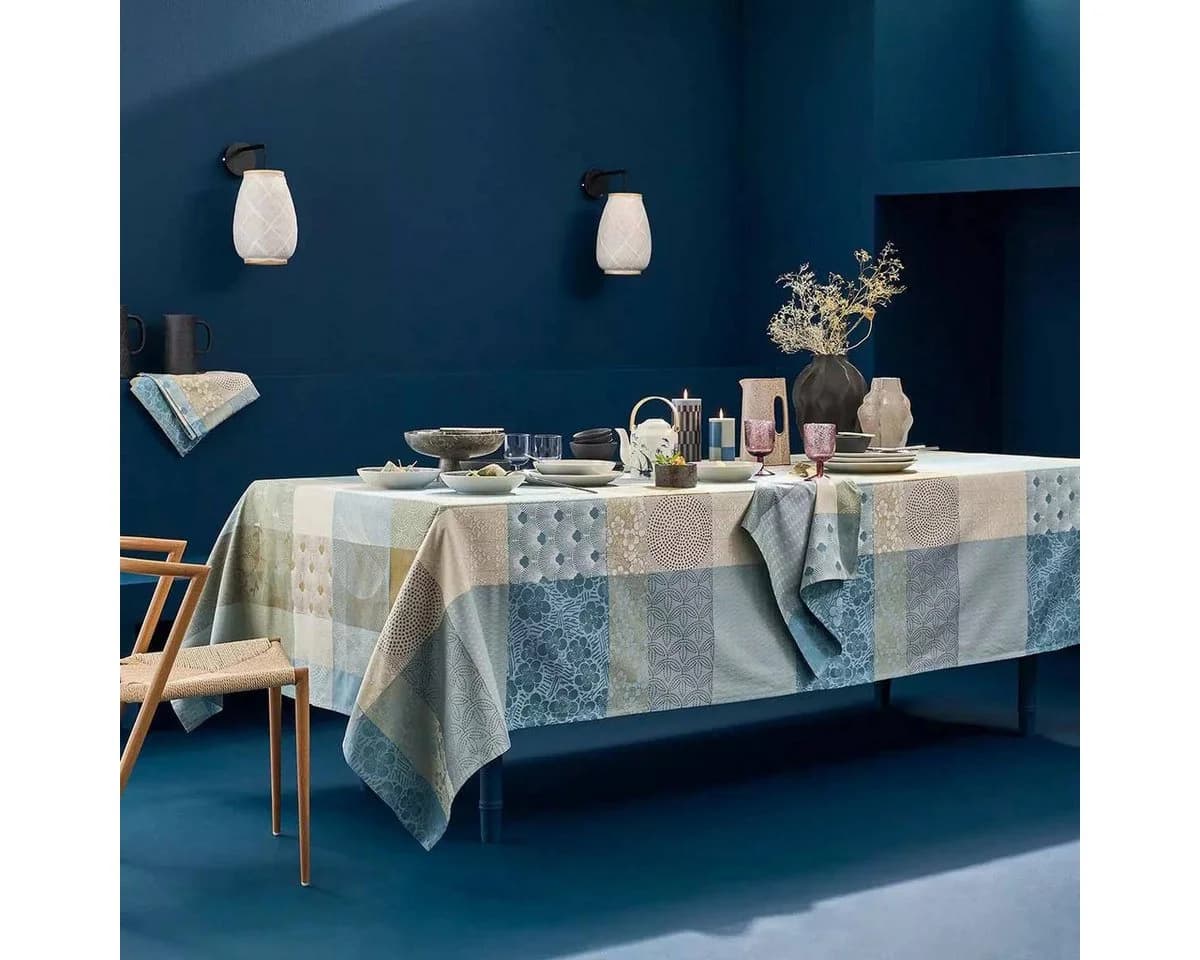 Garnier Thiebaut Tischdecke Mille Zen Ecume Abwaschbar Beschichtet - Bild 2