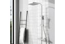 Aica Sanitär Duschsystem mit Thermostat, Regendusche & Handbrause, Edelstahl Bild 3