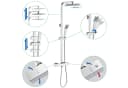 Aica Sanitär Duschsystem mit Thermostat, Regendusche & Handbrause, Edelstahl Bild 4