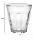 Bormioli Rocco Duralex Picardie Trinkglas 250 ml 6er Set Transparent Bild 1