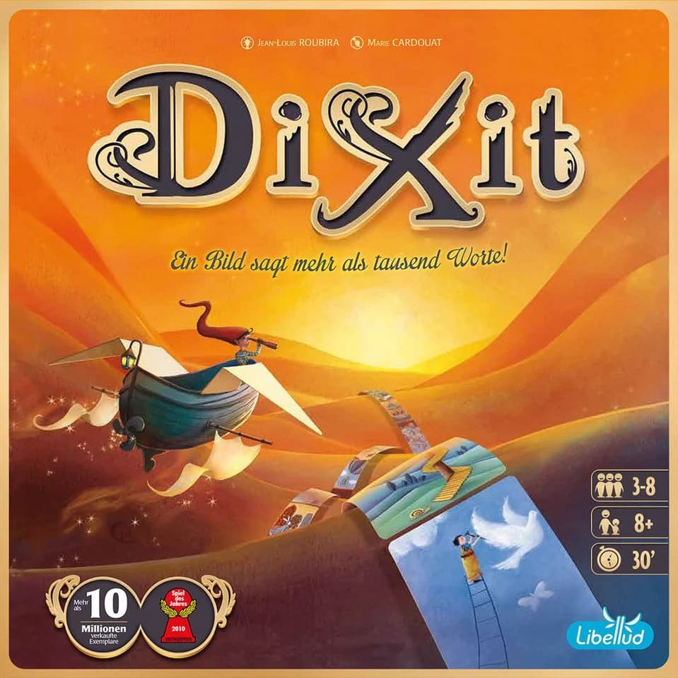 Asmodee Spiel Dixit - Fantasievolles Familienspiel Bunt