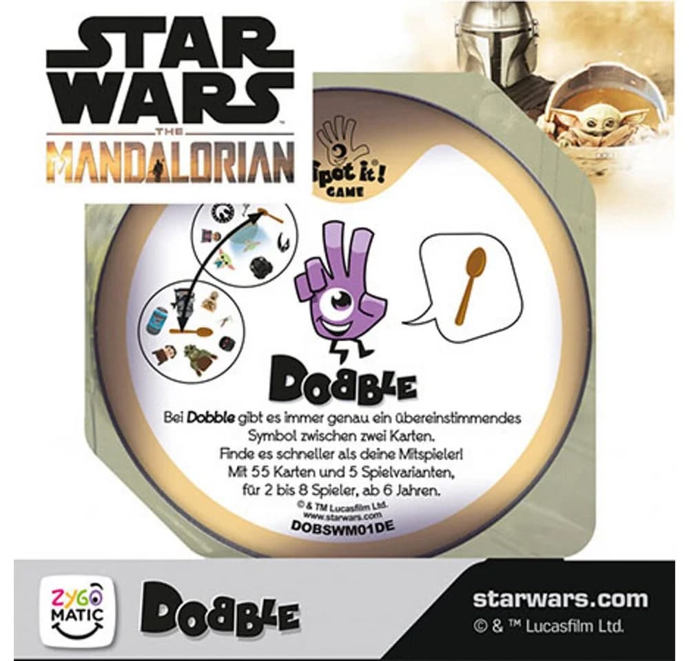 Asmodee Dobble Star Wars: The Mandalorian