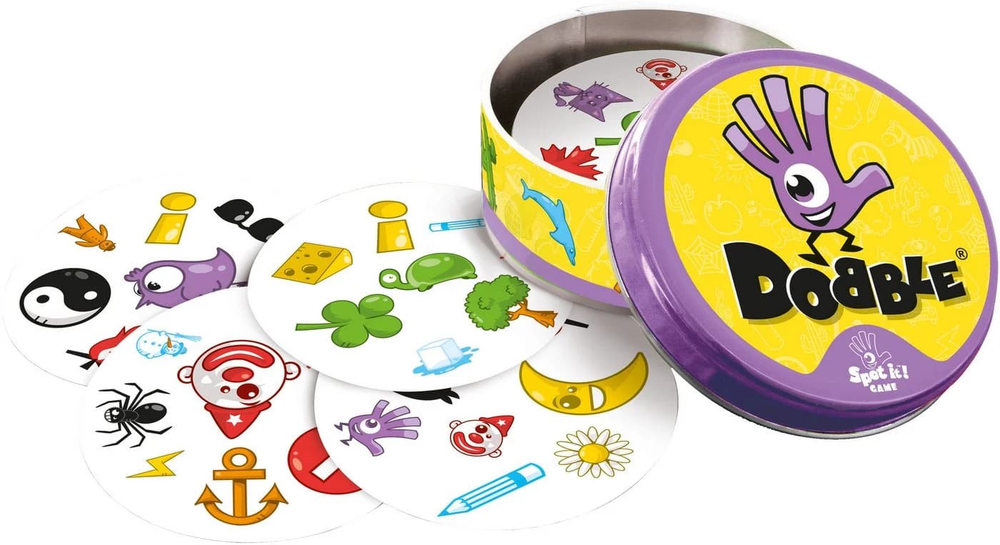 Zygomatic Dobble Reaktionsspiel - 55 Karten mit 5 Spielvarianten