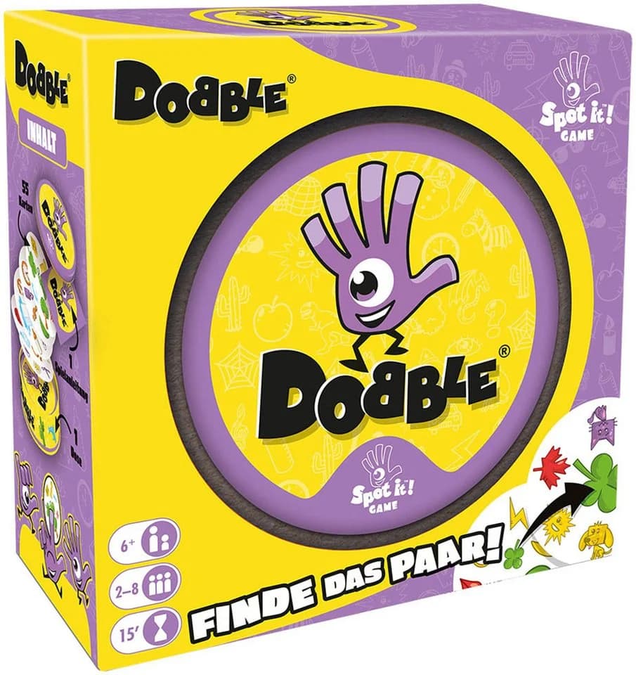 Zygomatic Dobble Reaktionsspiel - 55 Karten mit 5 Spielvarianten - Bild 2