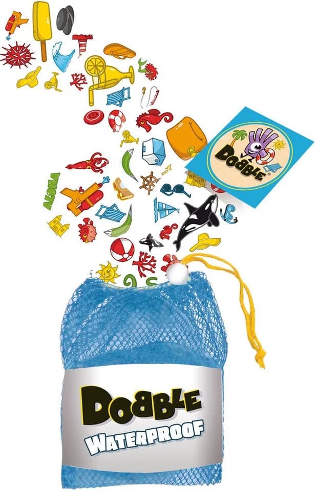 Asmodee Dobble Waterproof Reaktionsspiel Bunt Wasserdicht - Bild 3
