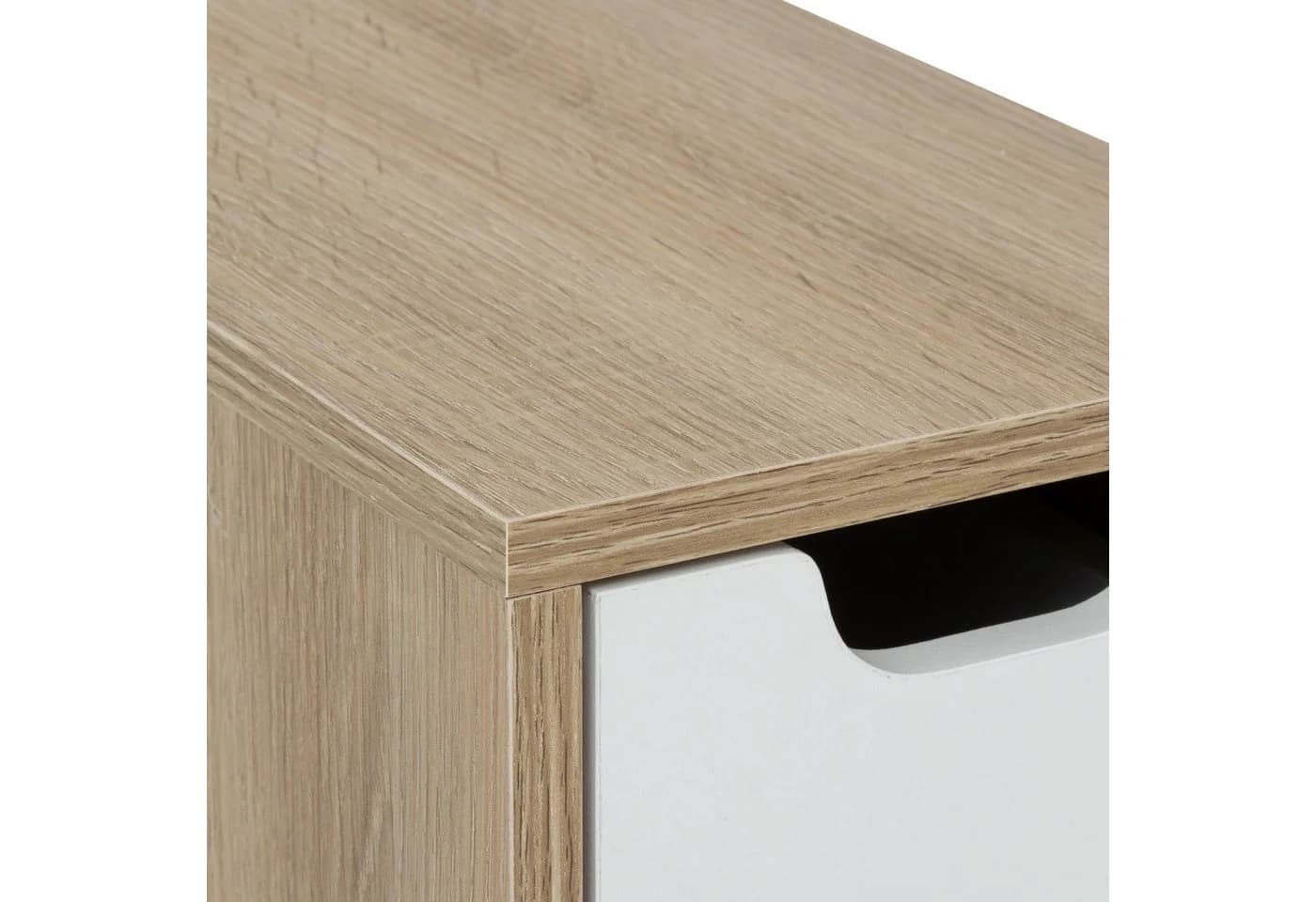 5five Simply Smart Modulare Schrank LOA mit 3 Schubladen Beige/Weiß - Bild 3