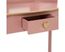 Atmosphera Kinderschminktisch SISSI Rosa mit Spiegel und Hocker Bild 5
